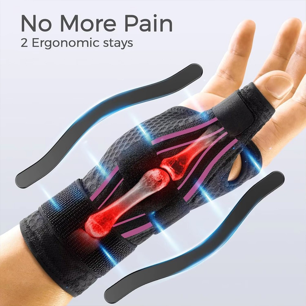 Left Right Wrist Brace Support Wrap Sprain Carpal Tunnel Arthritis Bandage AOY