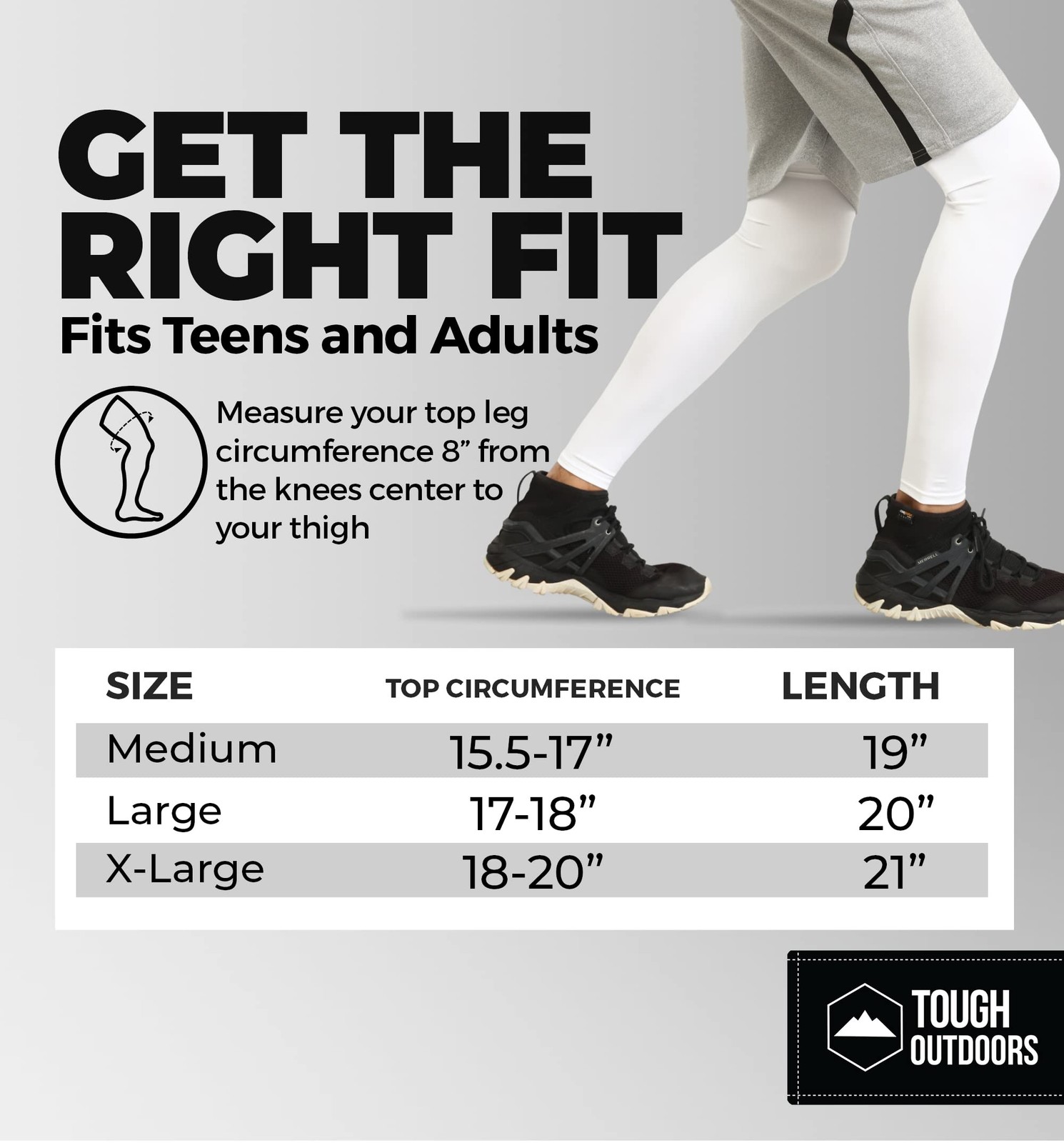 Leg Compression Sleeve – Leg Sleeves for Men & Women – Compression Calf Sleev…