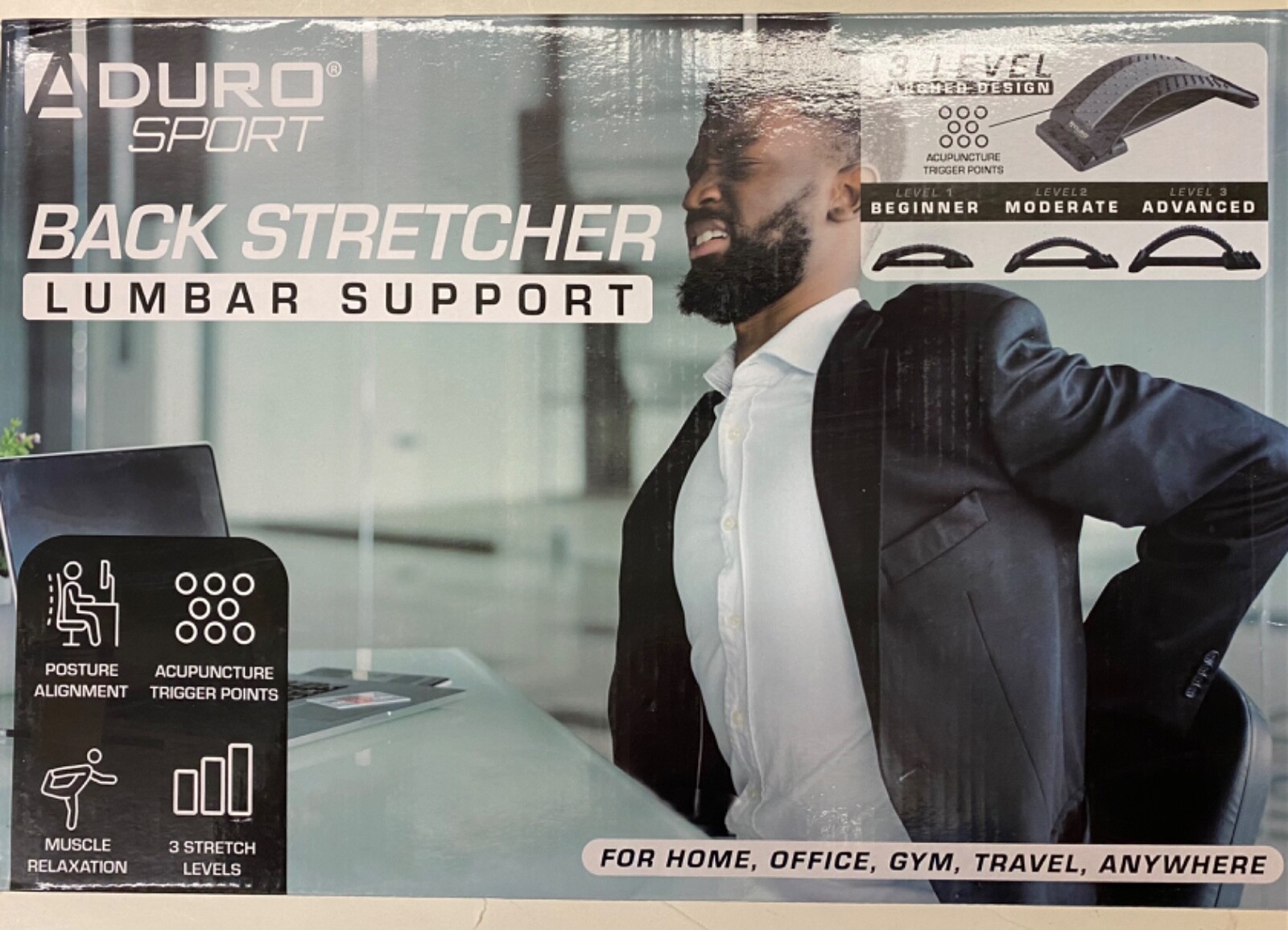 Aduro Sport Back Stretcher Lumbar Support (S-BSLS-01)