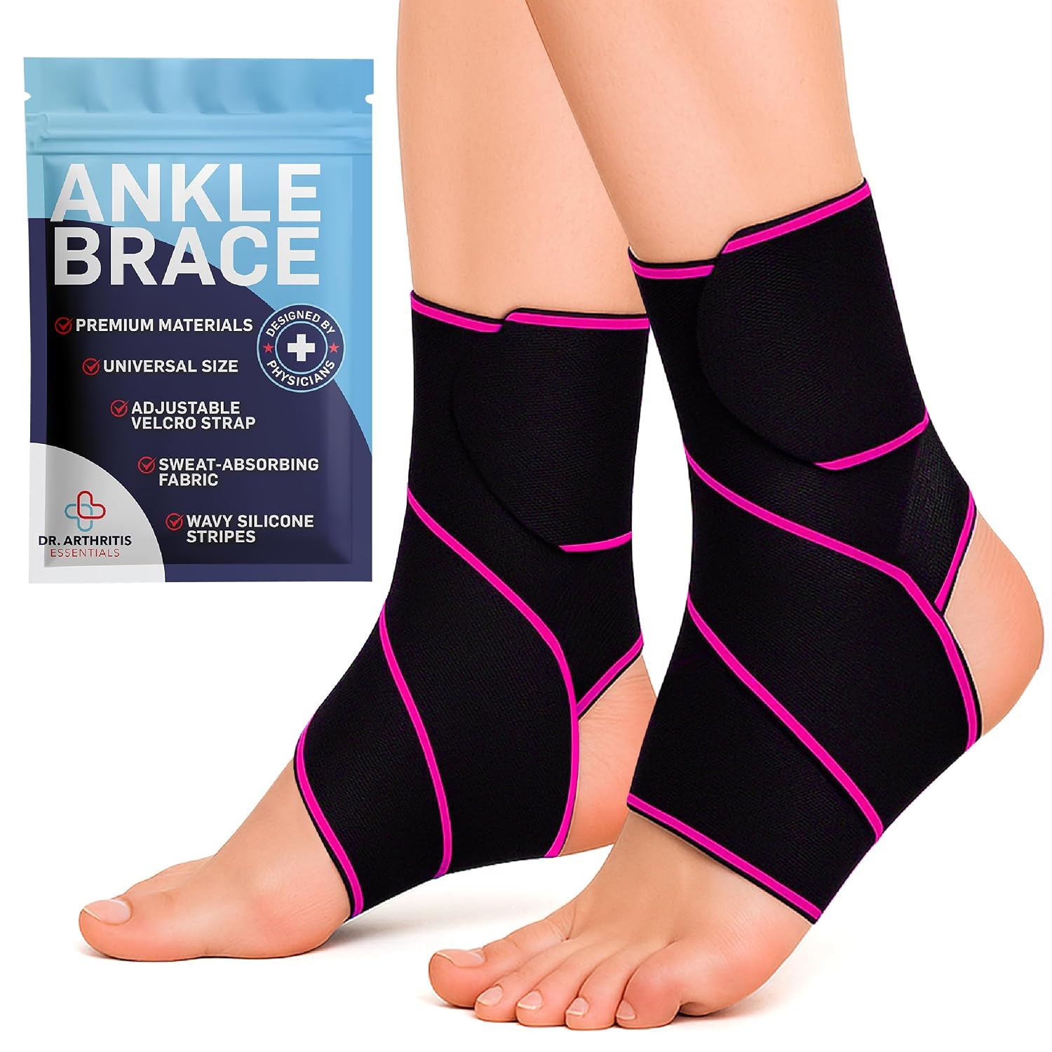 Essentials Ankle Brace Support for Women & Men Tendonitis Achill