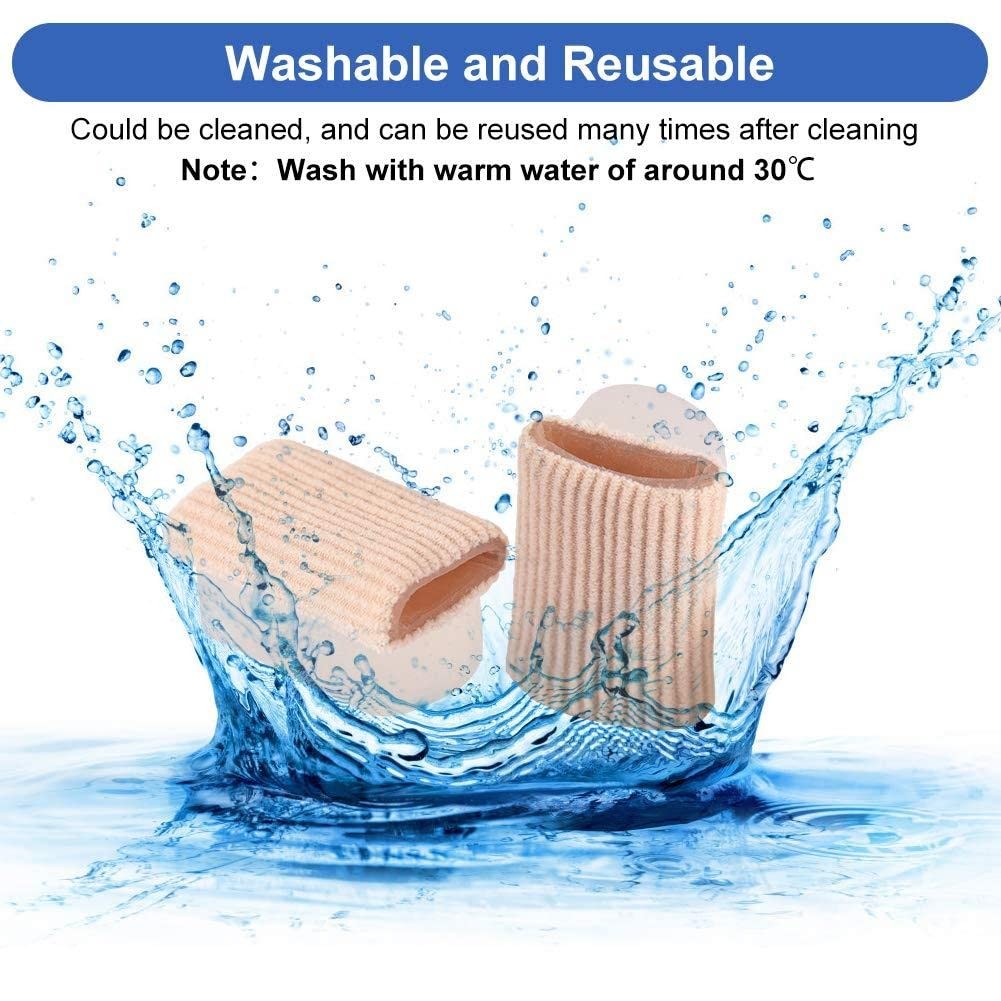 Gel toe splints (12 pcs) toe spreaders for hammer toes and bunions