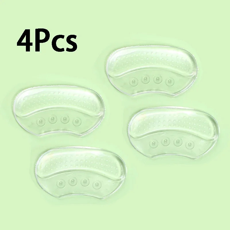 2pcs/4pcs Silicone Heel Pad Heel Sticker Heels Protector Adjust Size Adhesive No