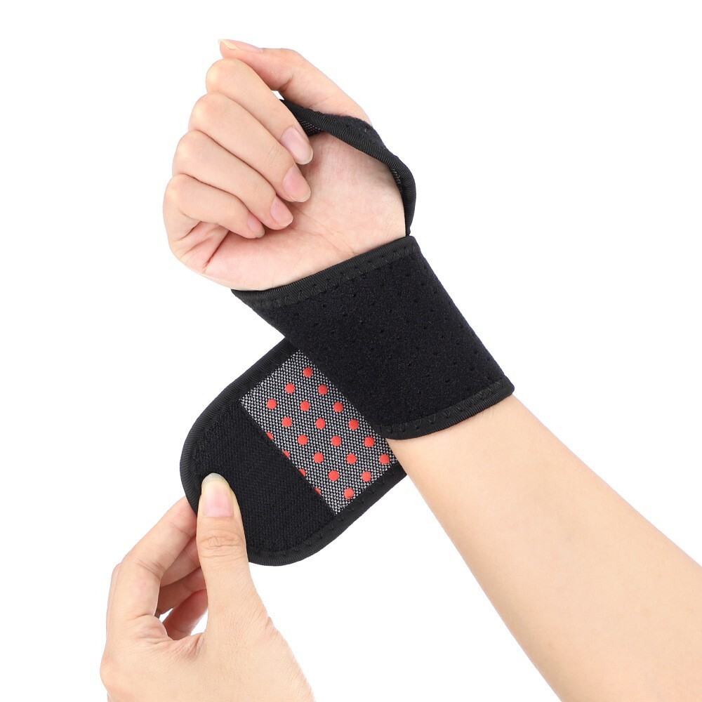 Wrist Strap Self Heating Weight Lifting Gym Training Support Wrap Pain Relief AU