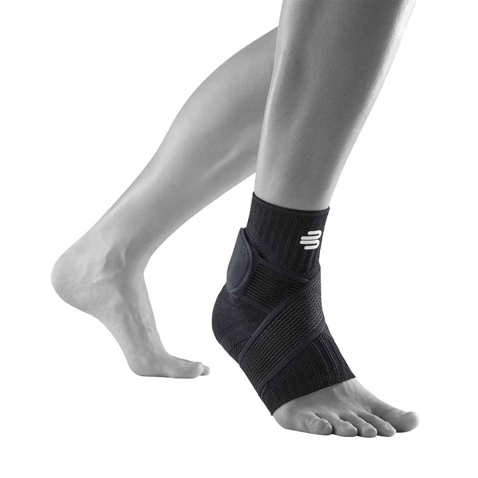 Ankle Support Brace for Stabilization & Protection – Figure-8 Taping Strap, Comp