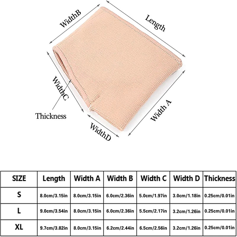 Fabric Gel Metatarsal Ball Of Foot Insoles Pads Cushions Forefoot Pain Support F