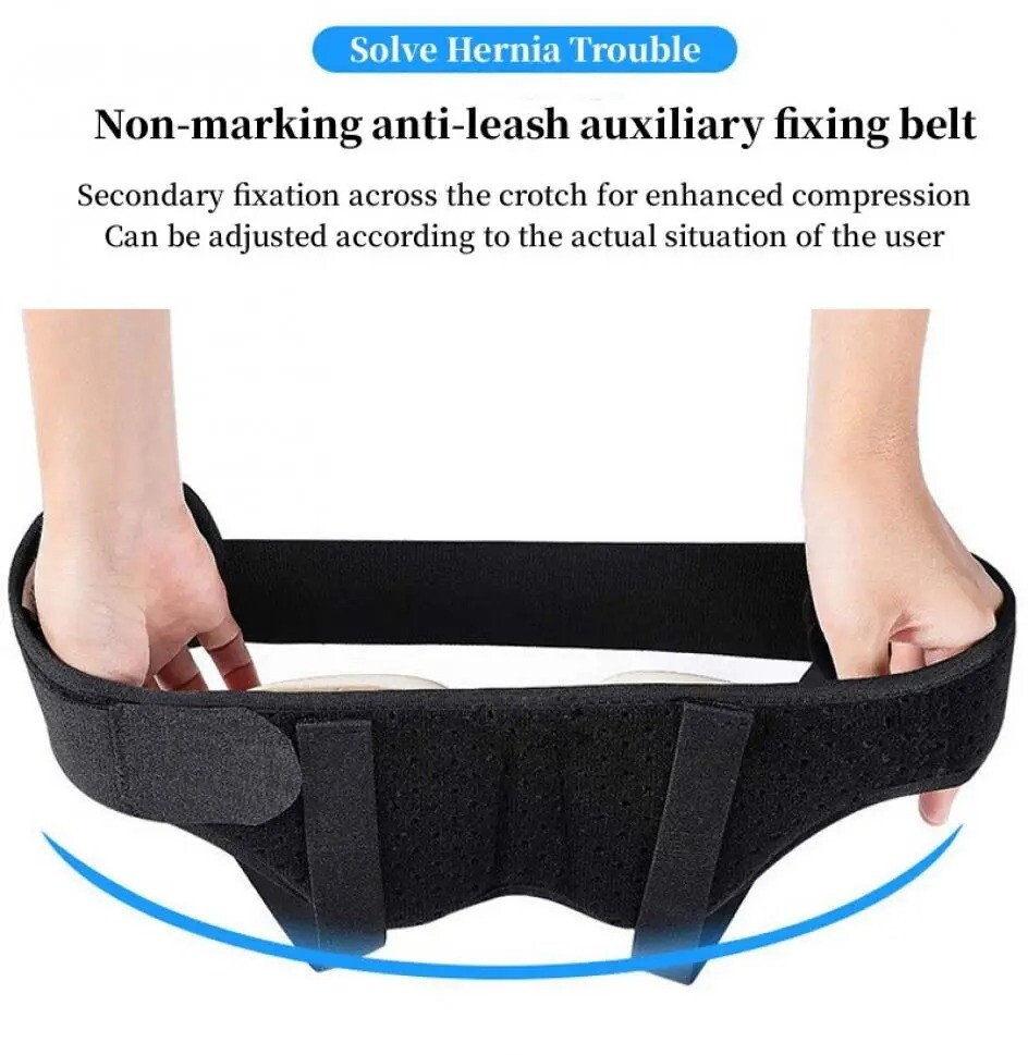 Adjustable Hernia Belt Men Inguinal Groin Support Inflatable Compression Pad New