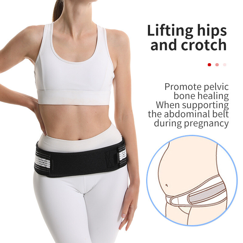 Unisex Sciatica Waist Trainer Compression Support Lumbar Hip Belt Back Girdle US