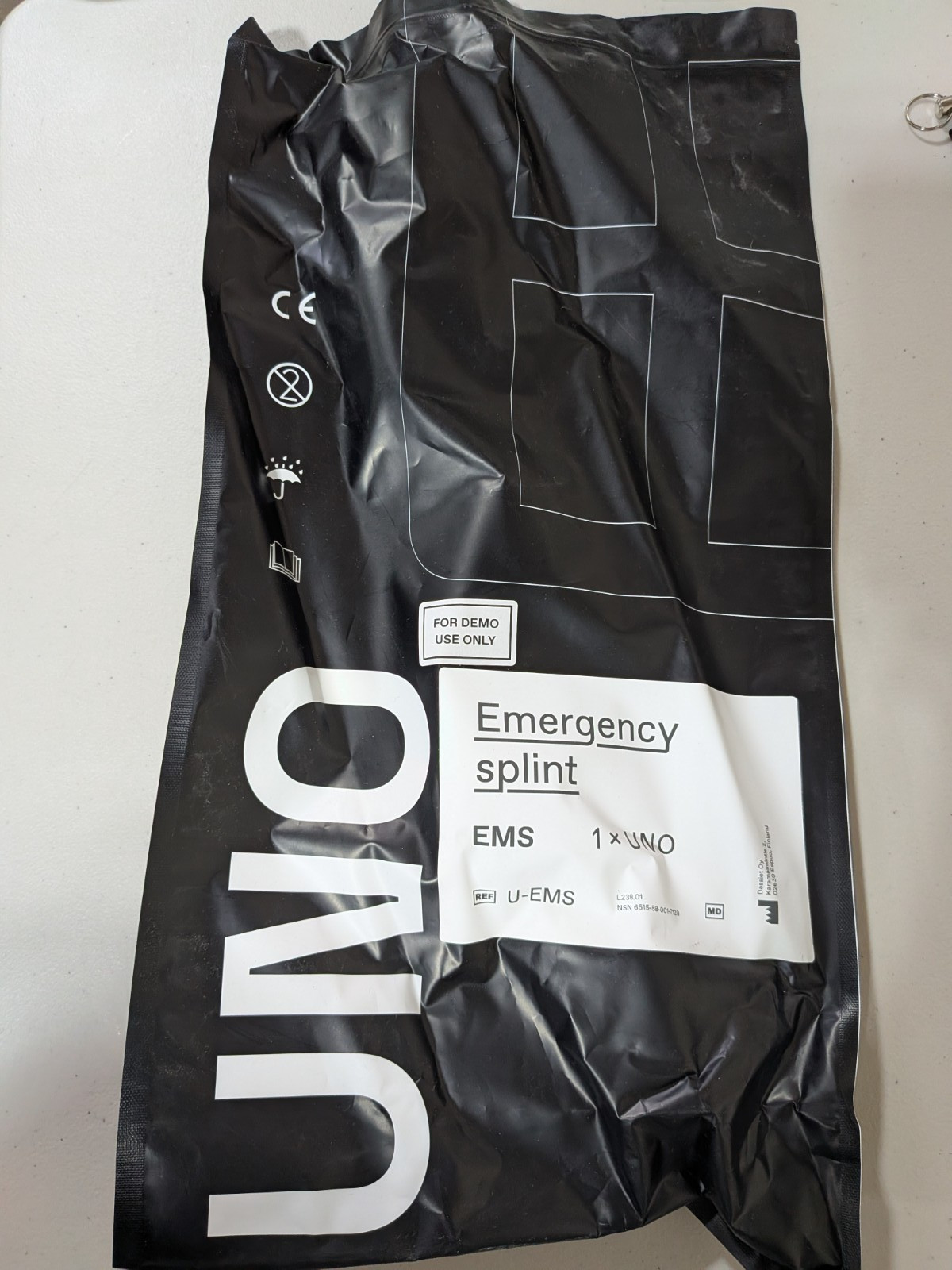 Dassiet Uno Traction Emergency Splints 1-Pack New U-EMS EMS Finland