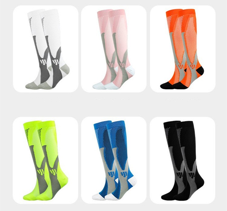 3psc Compression Socks, Sports Thigh-High Socks, Calf Socks for Running and Yoga