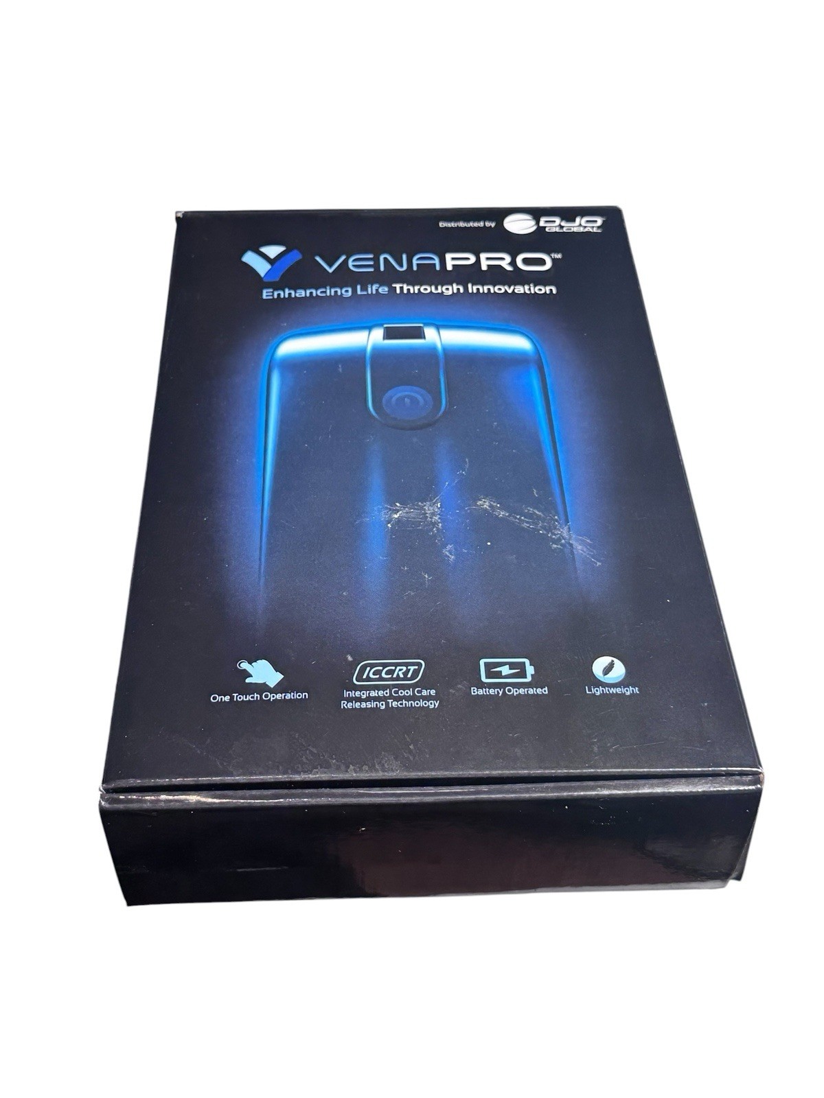 DJO Venapro Vascular Therapy Dual Leg Compression System Blood Flow Cuff TESTED!