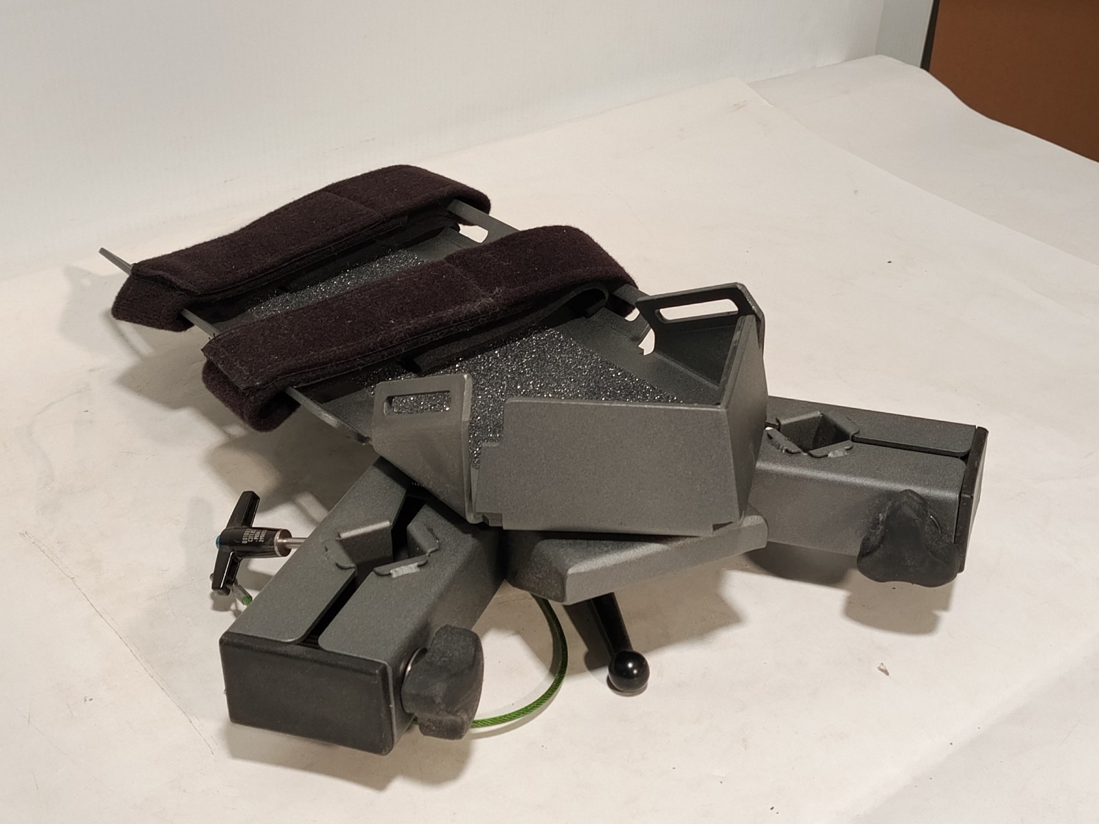 Jergens orthopedic foot/ankle positioner platform w/ straps, OR rail clamps