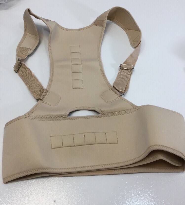 Dream Products Unisex Magnetic Posture Corrector Beige Extra Large 48″-60″ NEW