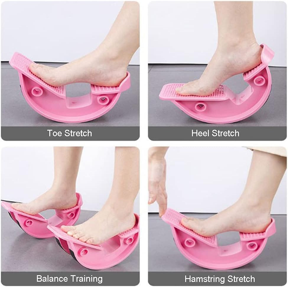 Calf Stretcher Foot Rocker Adjustable for Heel Feet Shin Splint Plantar Fa