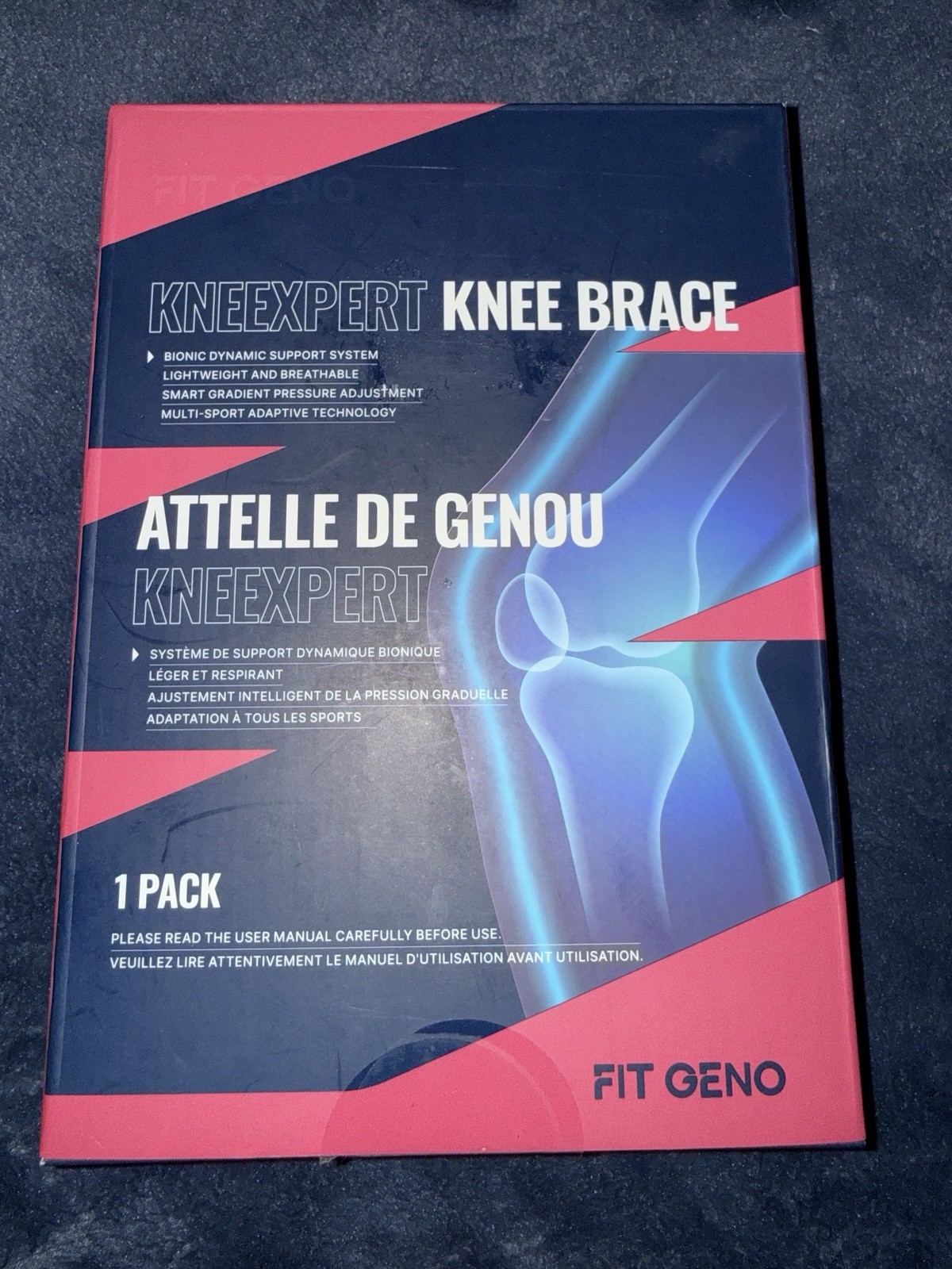 Fit Geno KneeXpert Knee Brace with Side Stabilizers & X-Small / Small.