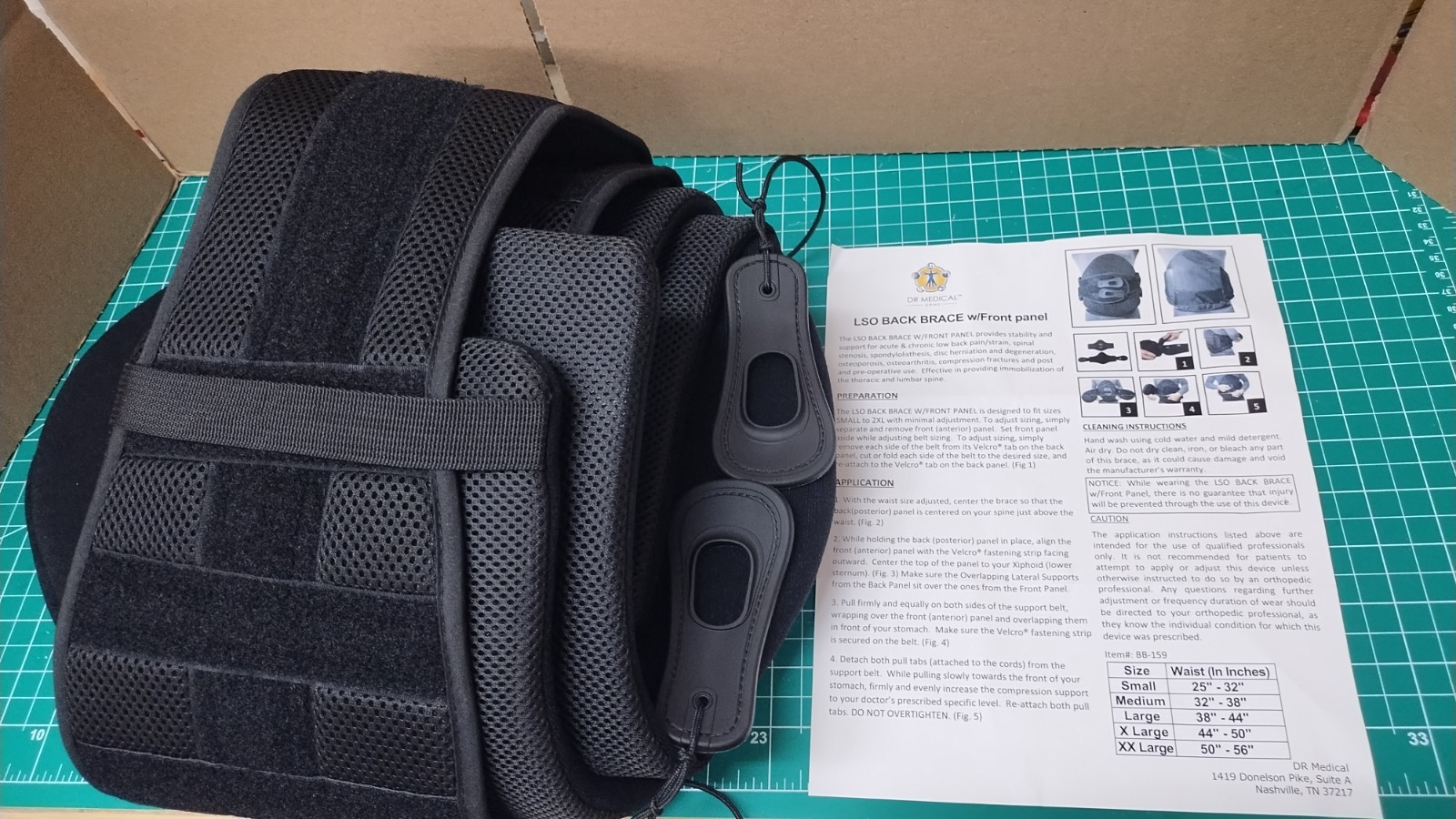 DR. Medical-LSO Back Brace With Front Panel BB-159