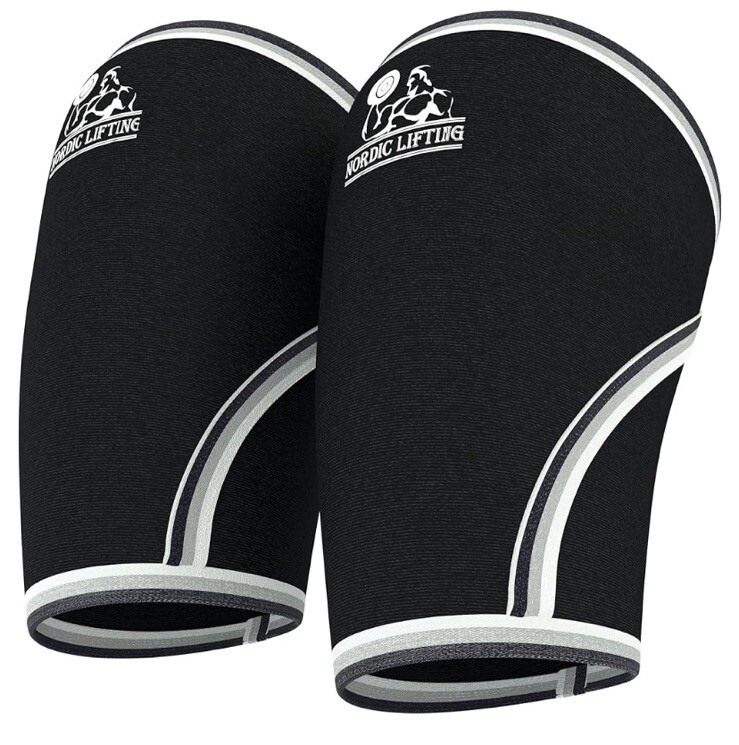 Nordic Lifting Men’s Black Elbow Sleeves Large