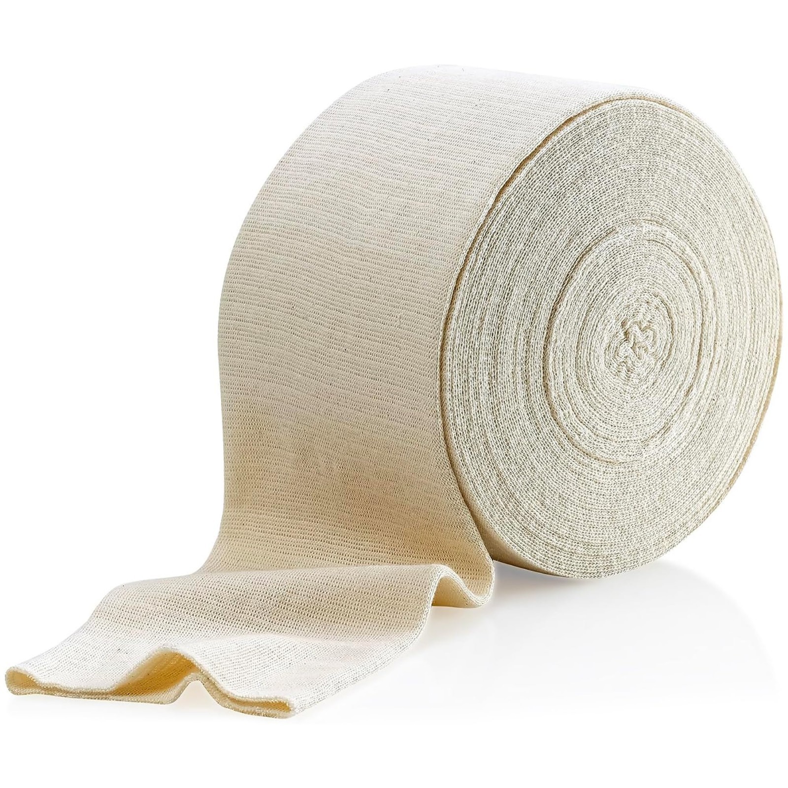 Elastic Tubular Support Bandage 10M – Natural Color, 3.5″ x 33ft for Knee & Thig