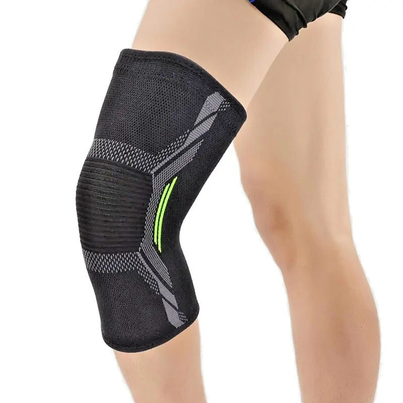 Single Knee Pad Sleeve Nylon Sports Support Running Basketball Compression Brace