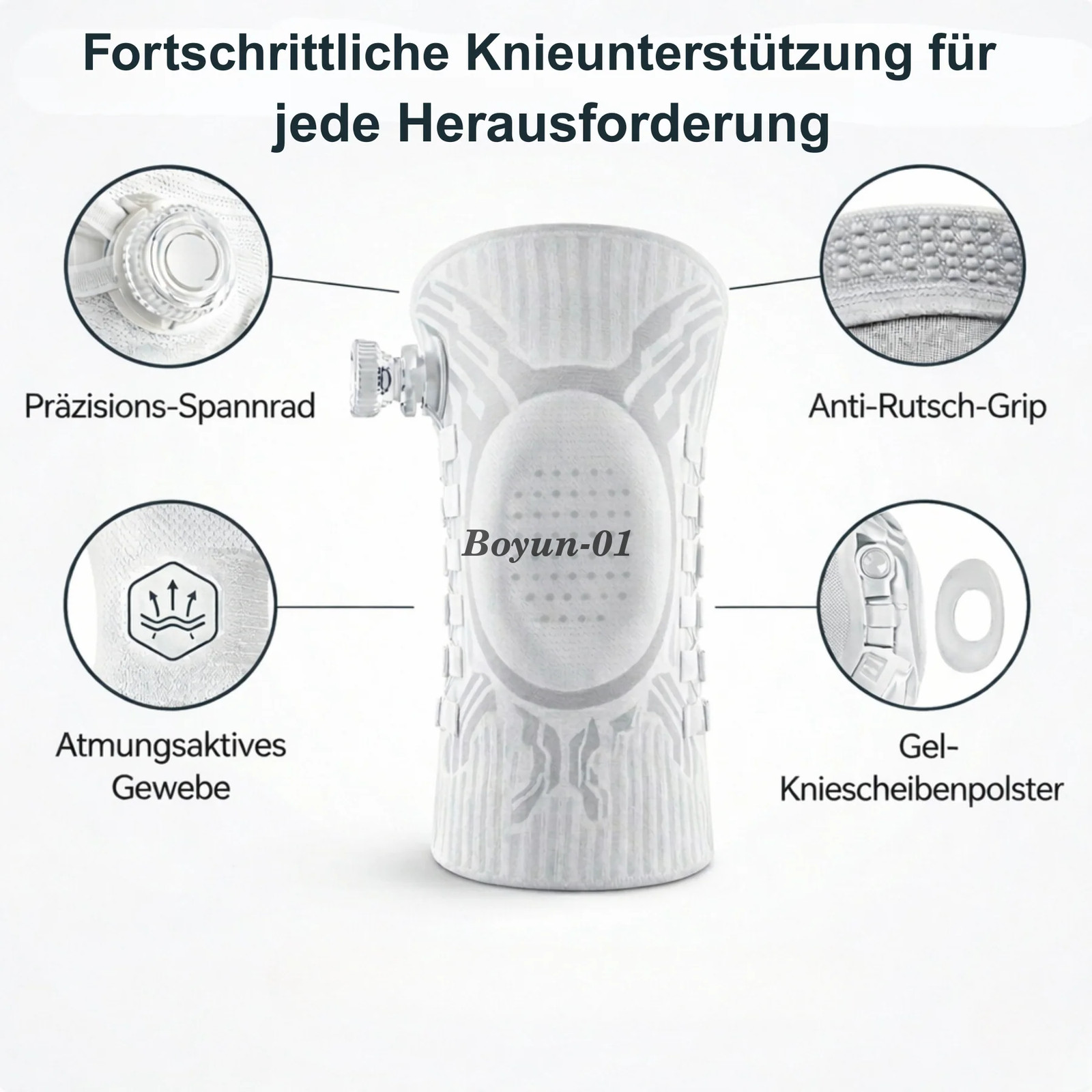 Smart Knob-Type Sports Knee Brace For Joint Pain Meniscus Tear Running Sports