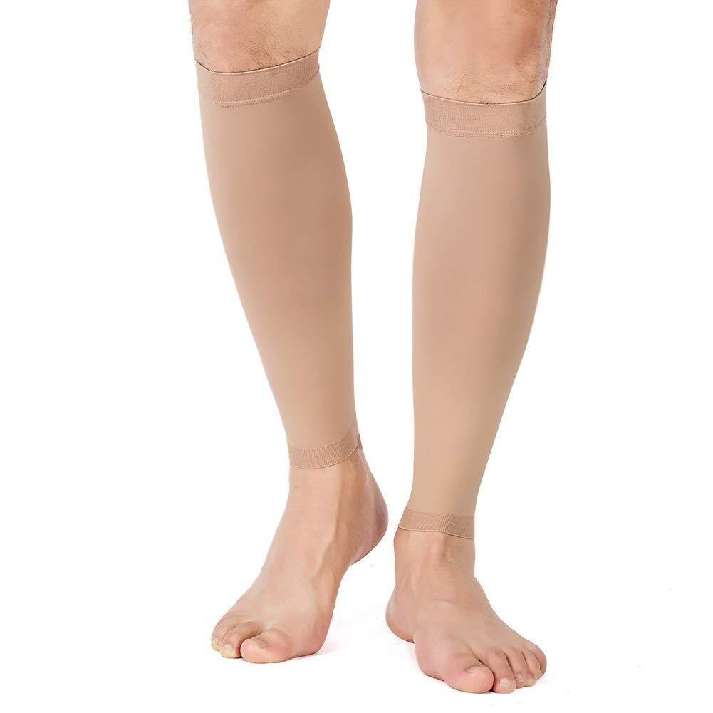 ® Calf Compression Sleeve for Men & Women 1 Pair Footless Compression Socks 2…