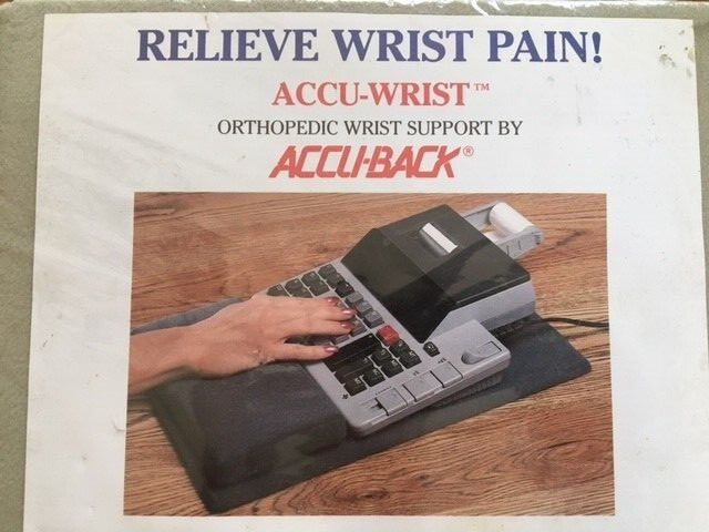 ORTHOPEDIC KEYBOARD WRIST SUPPORT ACCU-WRIST NEW BEIGE