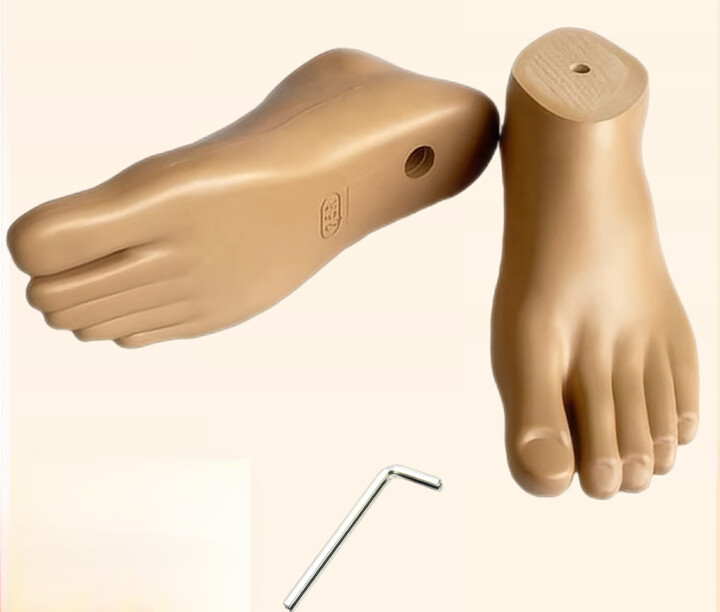 Prosthetic foot SACH foot with a sandal toe Polyurethane synthetic woodsize21-28