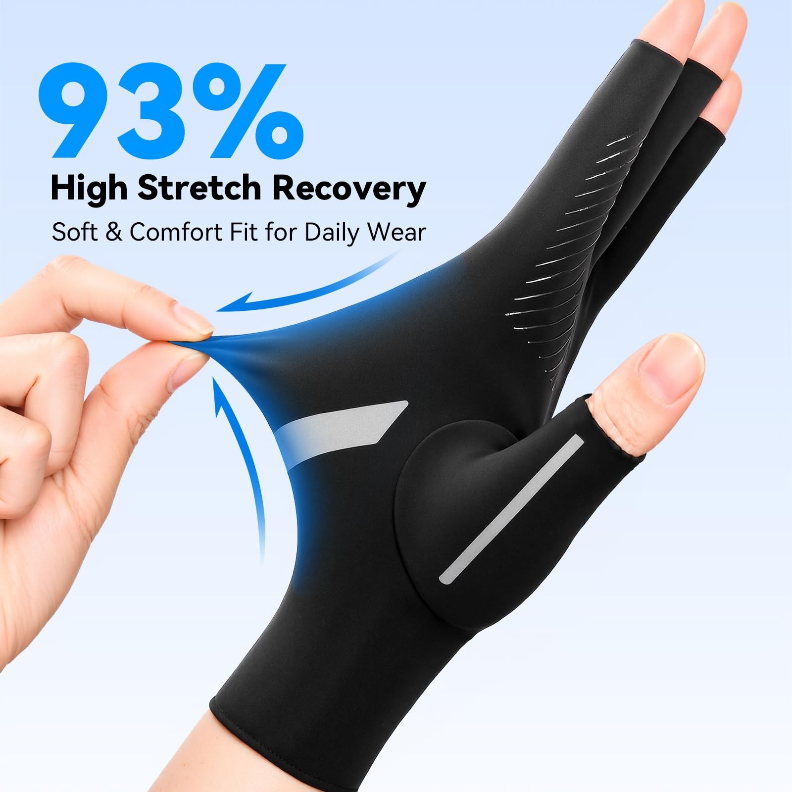 SOLOEVER Upgraded All-Around Compression Arthritis Gloves for Women and Men |…