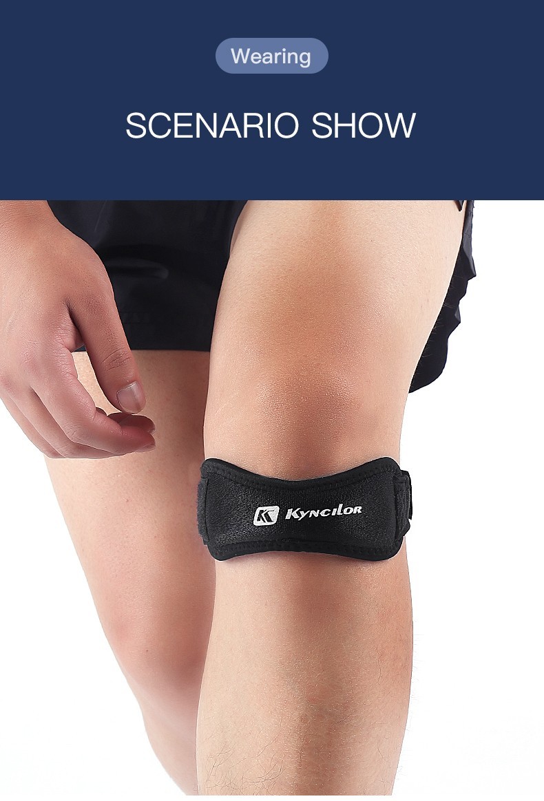 Knee Patellar Tendon Support Strap Adjustable Compression Brace Sports Sleeve