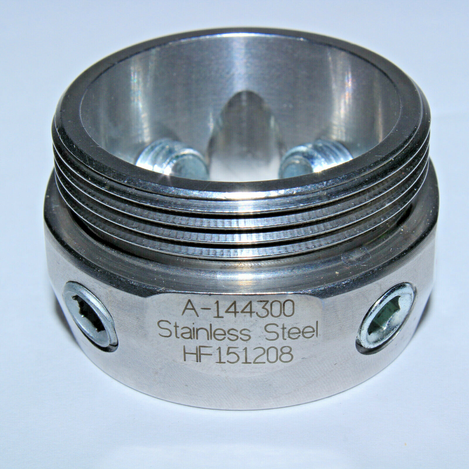 ÖSSUR SOCKET ADAPTER THREADED TOP ADAPTER INSERT FOR PRONG A-144300 STAINLESS
