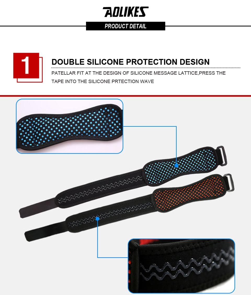 Aolikes 1pcs Knee Braces for Knee Pain,patella Knee Support Strap,adjustable Pat