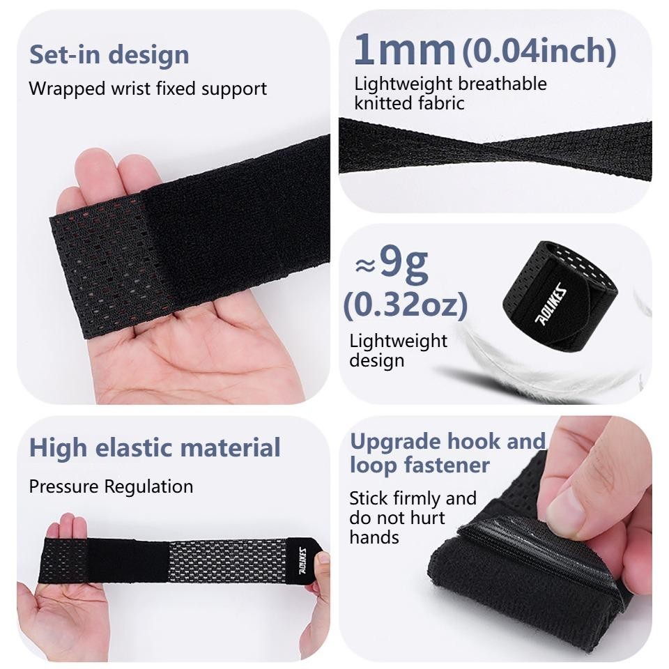 Aolikes Wrist Band Support Sleeve Gym Support Wrist Brace Wrap Breathable Elasti
