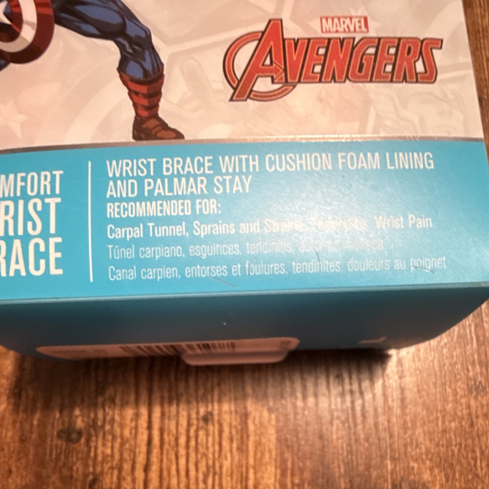 DonJoy Advantage Marvel Avengers Comfort Wrist Brace Youth Left Adjustable