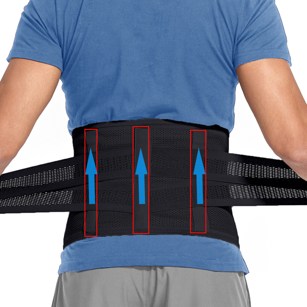 Back Support Lower Back Brace Lumbar Support Belt Pain Relief Sciatica Men Women