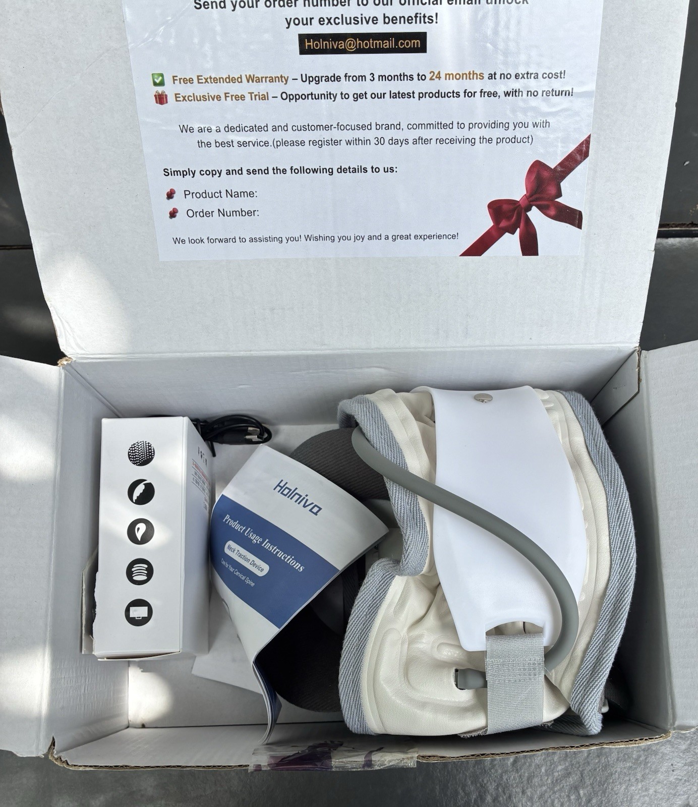 Cervical traction device-20° arc support neck support to relieve pain and relax