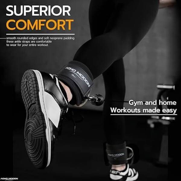 Comfortable Adjustable Padded Ankle Wrist Cuffs Neoprene Padded Straps