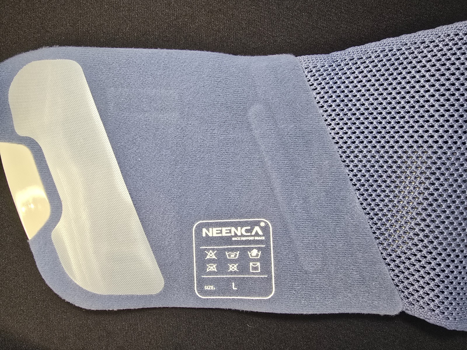 NIB NEENCA Back/Waist Brace Bionic Support System Blue Size Large (Medium)