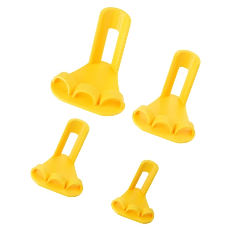 Pack of 4 Ventilated Chicken Leg Splints for Injury Amendment Modifiable Belts