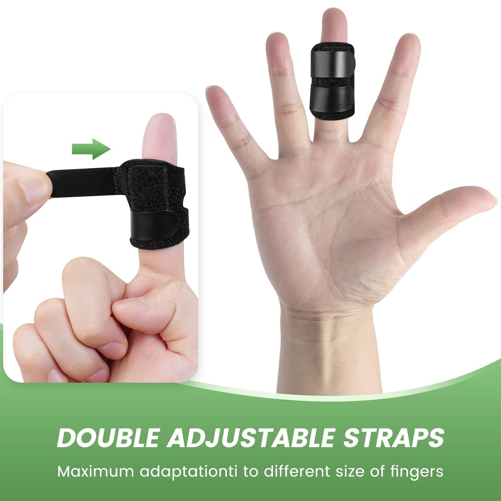 5 Pcs Thumb Splints & Small Finger Braces for Pain Relief, Support & Stability