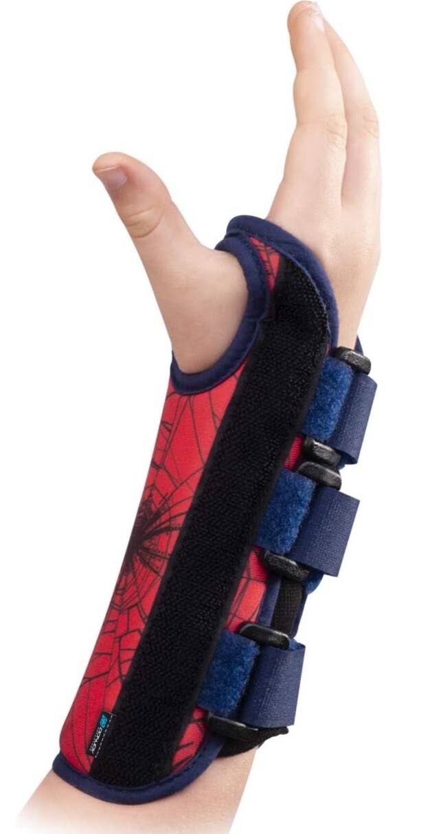DonJoy Advantage Wrist Brace Featuring Marvels Spider-Man Youth Left Size XS