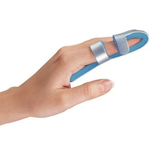 ProCare Brace For Jammed Injured Finger Baseball Finger Splint SMALL Aluminum