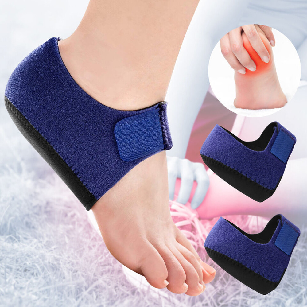 Heel Cups Plantar Fasciitis Support Protector Pads Ankle Wrap Cushion Foot Pain