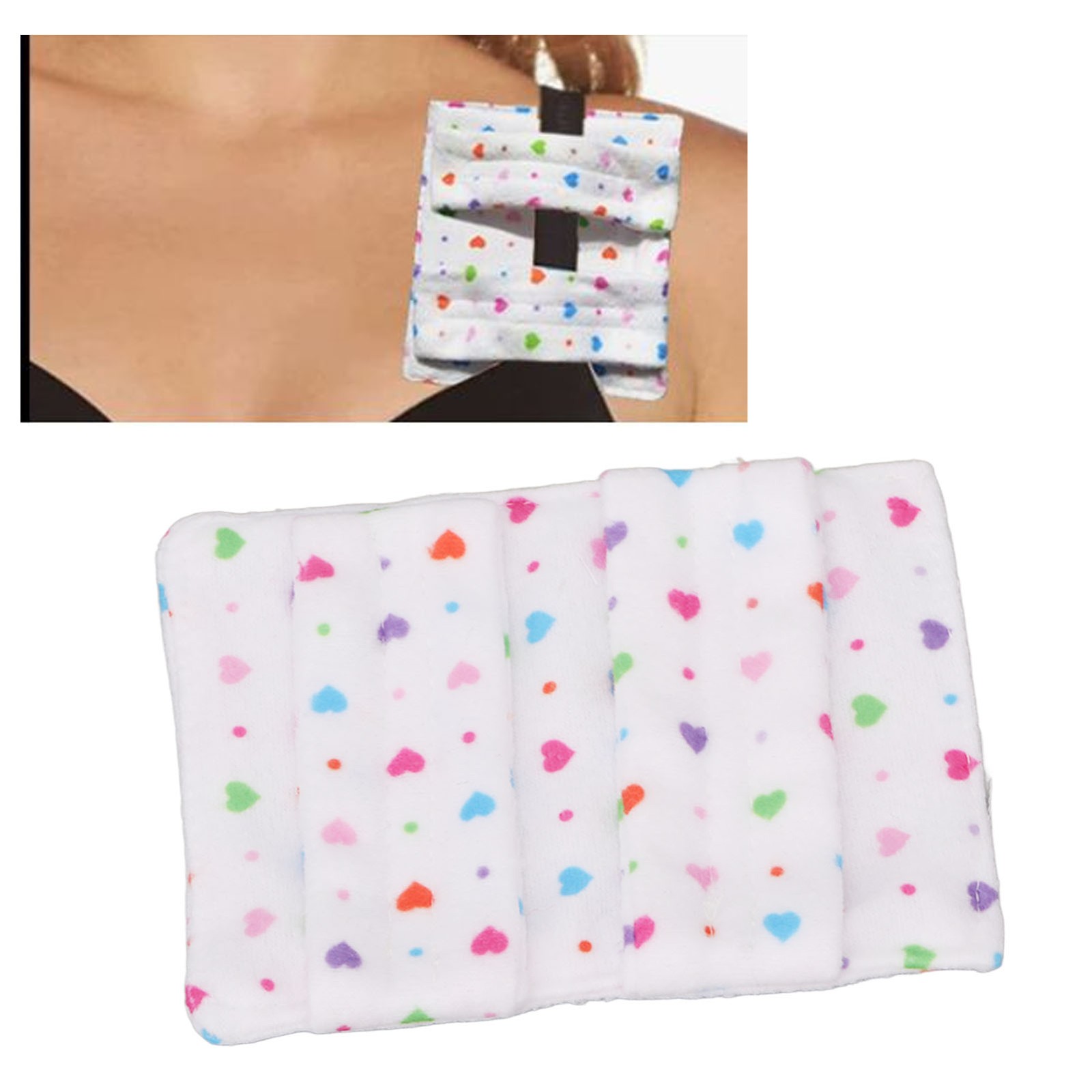 Women Pacemaker Pillow Prevent Slip Hook And Loop Fasteners Bra Strap Protector