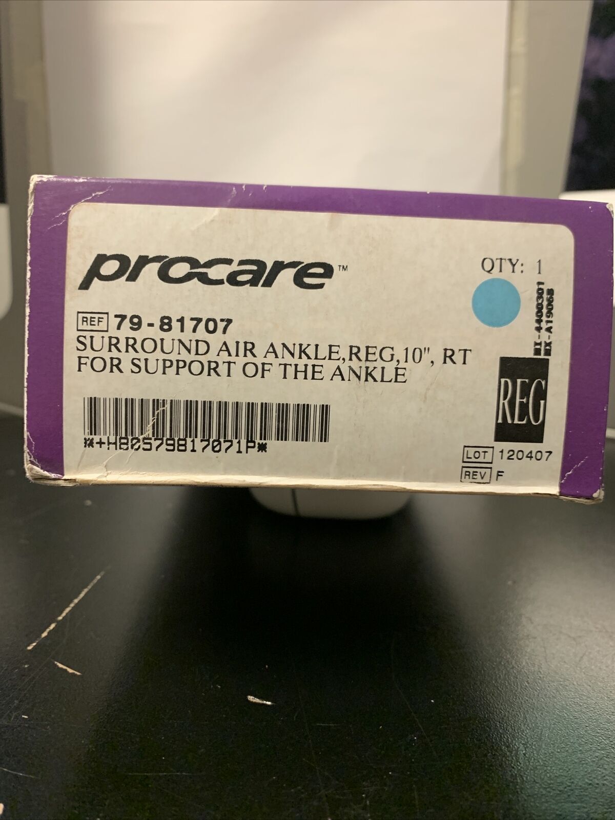 Procare 79-81707 Surround Air Ankle Support 10″ Right Ankle-New w/Free Shipping