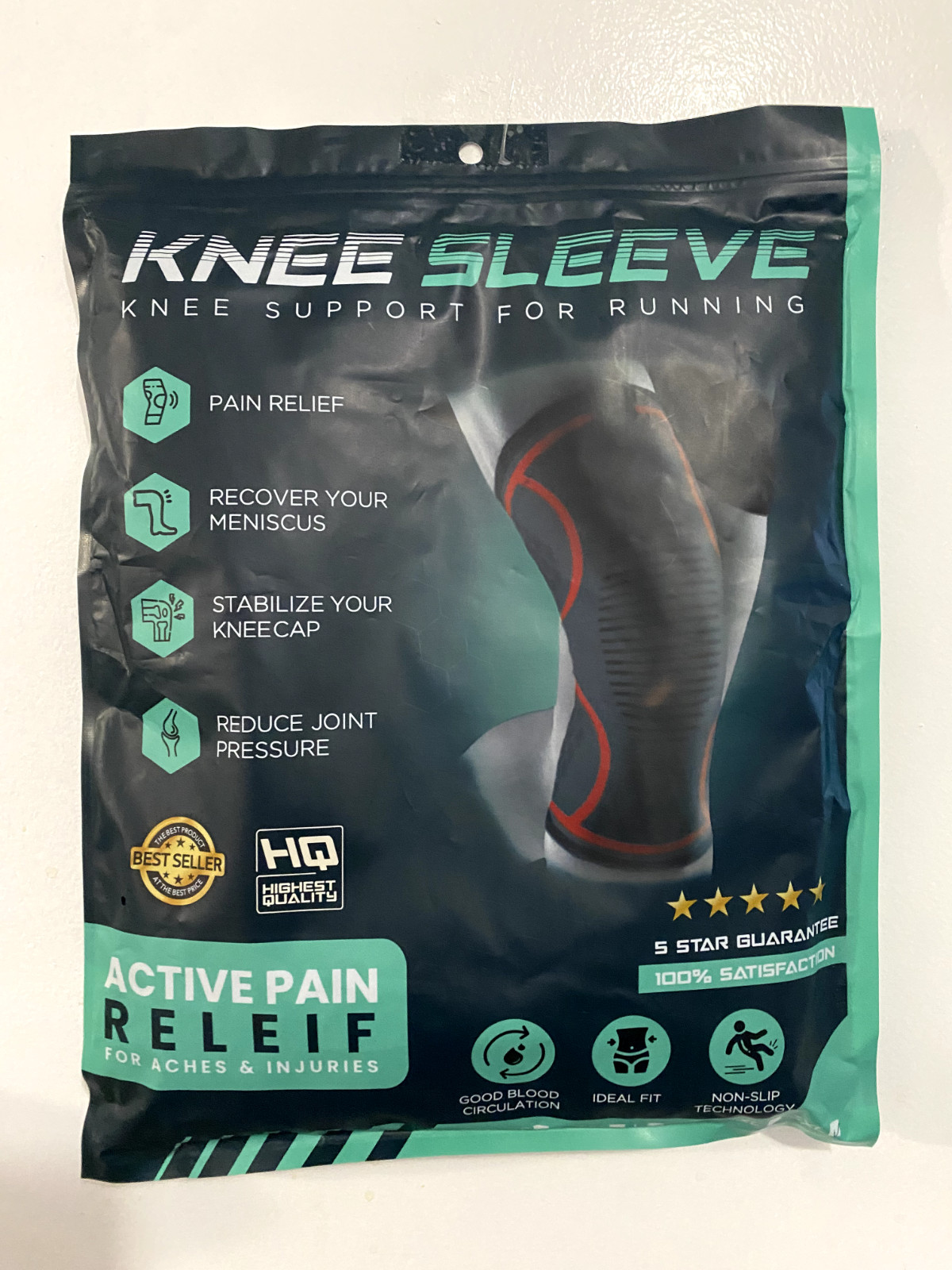 Knee Brace Compression Support for Sport Joint Pain Arthritis Relief ( 2 Pack )