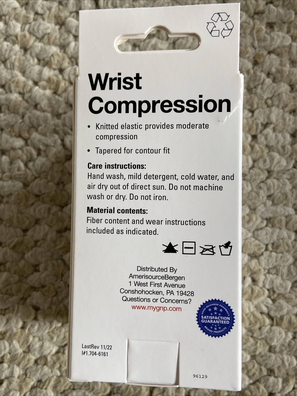 Good Neighbor Pharmacy Wrist Compression*Size Large