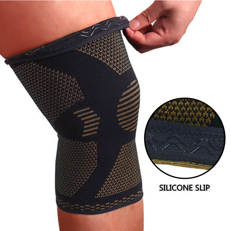 Knee Support Copper Patella Stabilizer Strap Tendon Brace Joint Pain Relief
