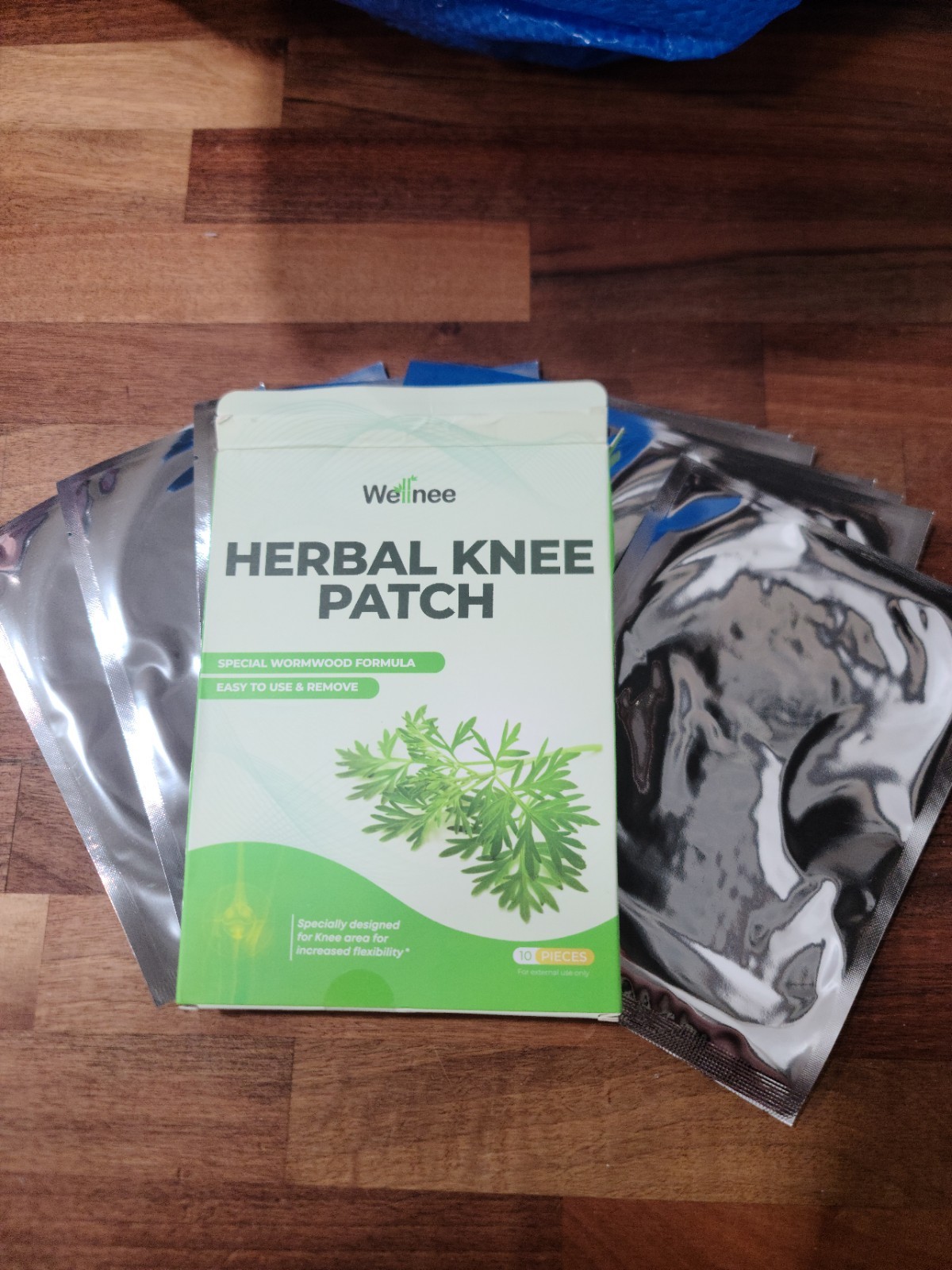 Wellnee Original HERBAL KNEE PATCH 10-PCS/NEW.