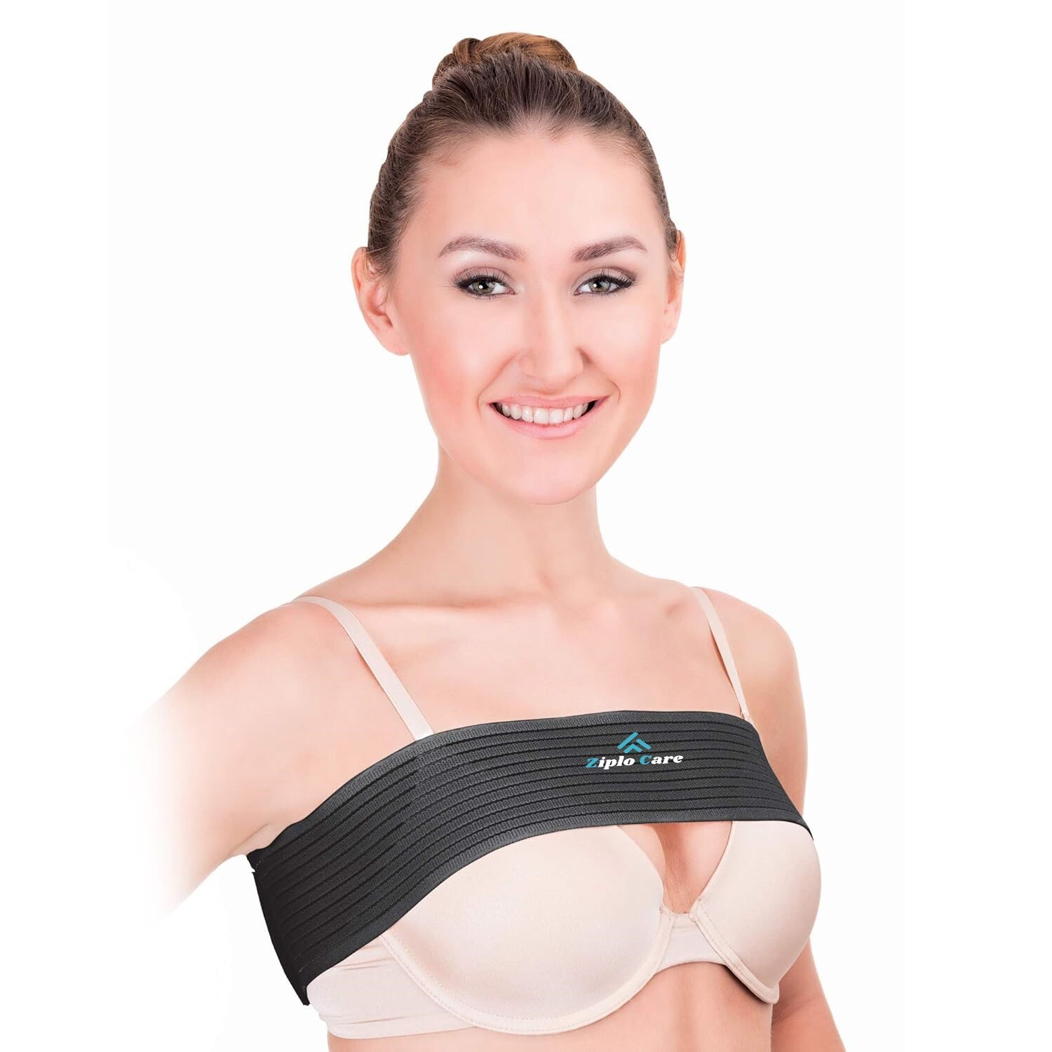 Breast Implant Stabilizer Band Post Surgery Compression Support Strap for Breast