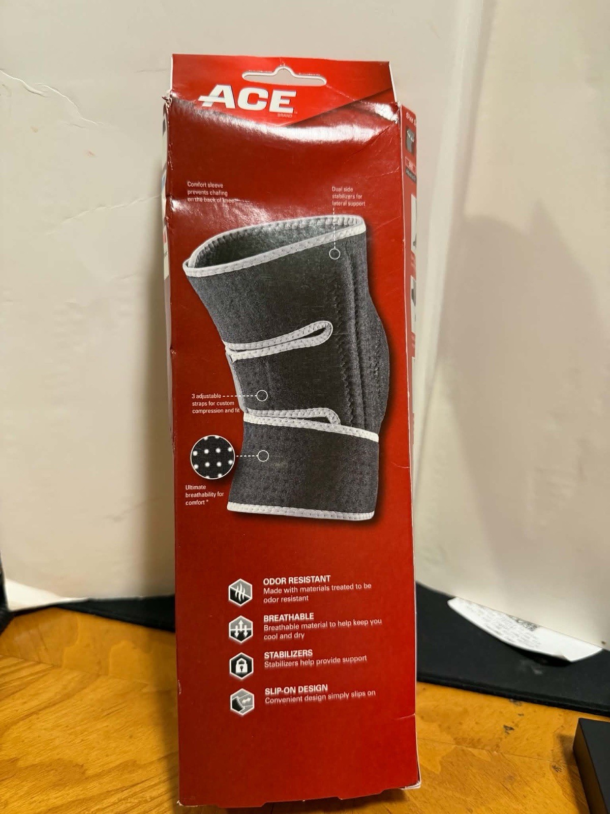 Ace Knee Adjustable Compression Support With Stabilizers