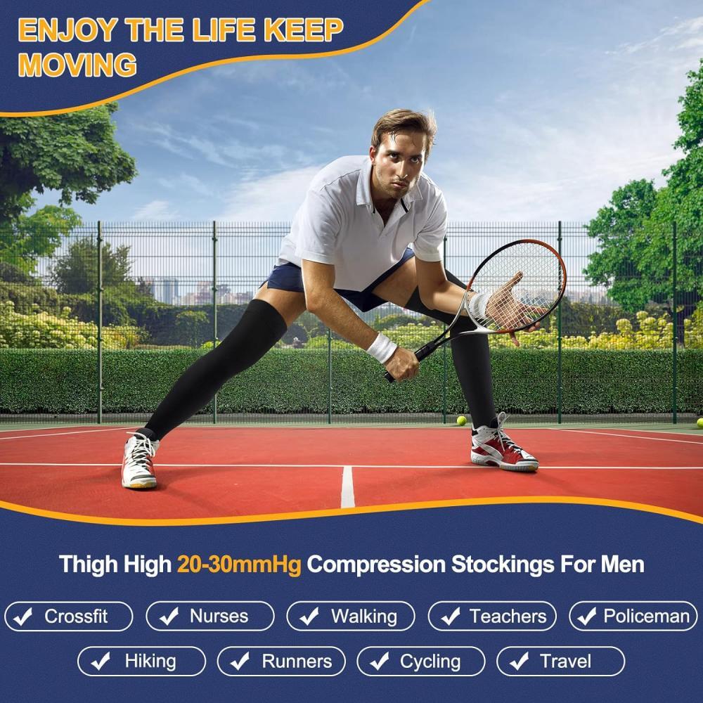 Medical Compression Comfortable Support Garments 20-30 mmHg Surgical Thigh High